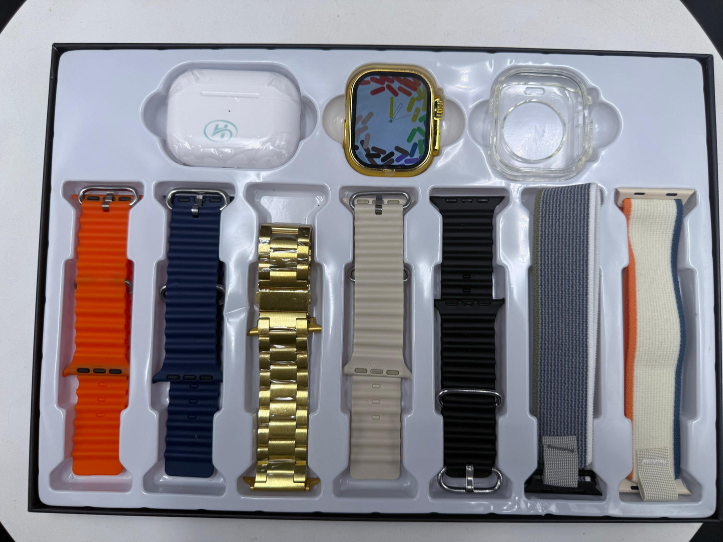 H20 Smart Watch 10-in-1 – 1 Earbud + 7 Straps + 1 Cover