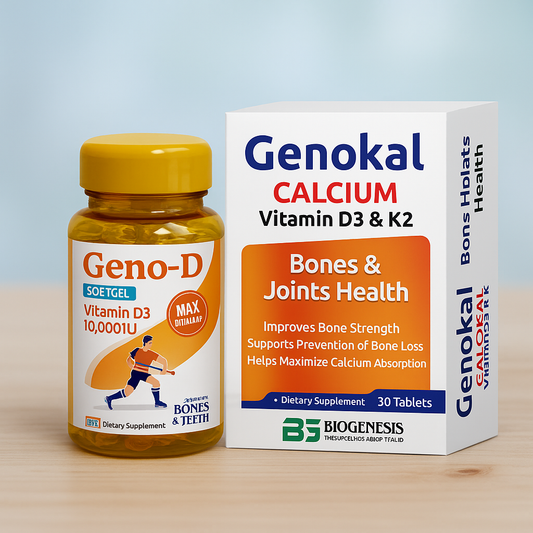 Genokal + Geno-D | Strong Bones & Joints Combo