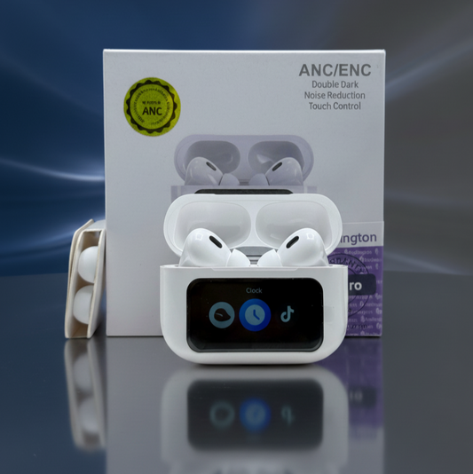 A9 Pro Earbuds – Noise Cancellation, Touch Control & LED Display