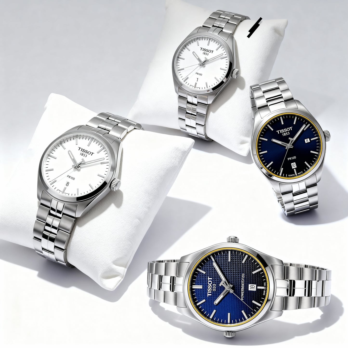 TISSOT 1853 Black Dial Casual Watch For Mens Fashion